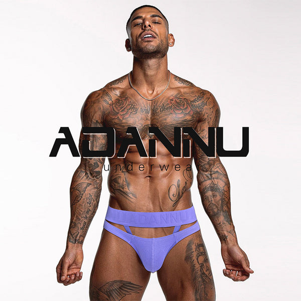 ADANNU Midsection Hollowed-Out Briefs